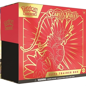 Pokemon Scarlet & Violet - Elite Trainer box (Koraidon (Scarlet) - Pokemon kort